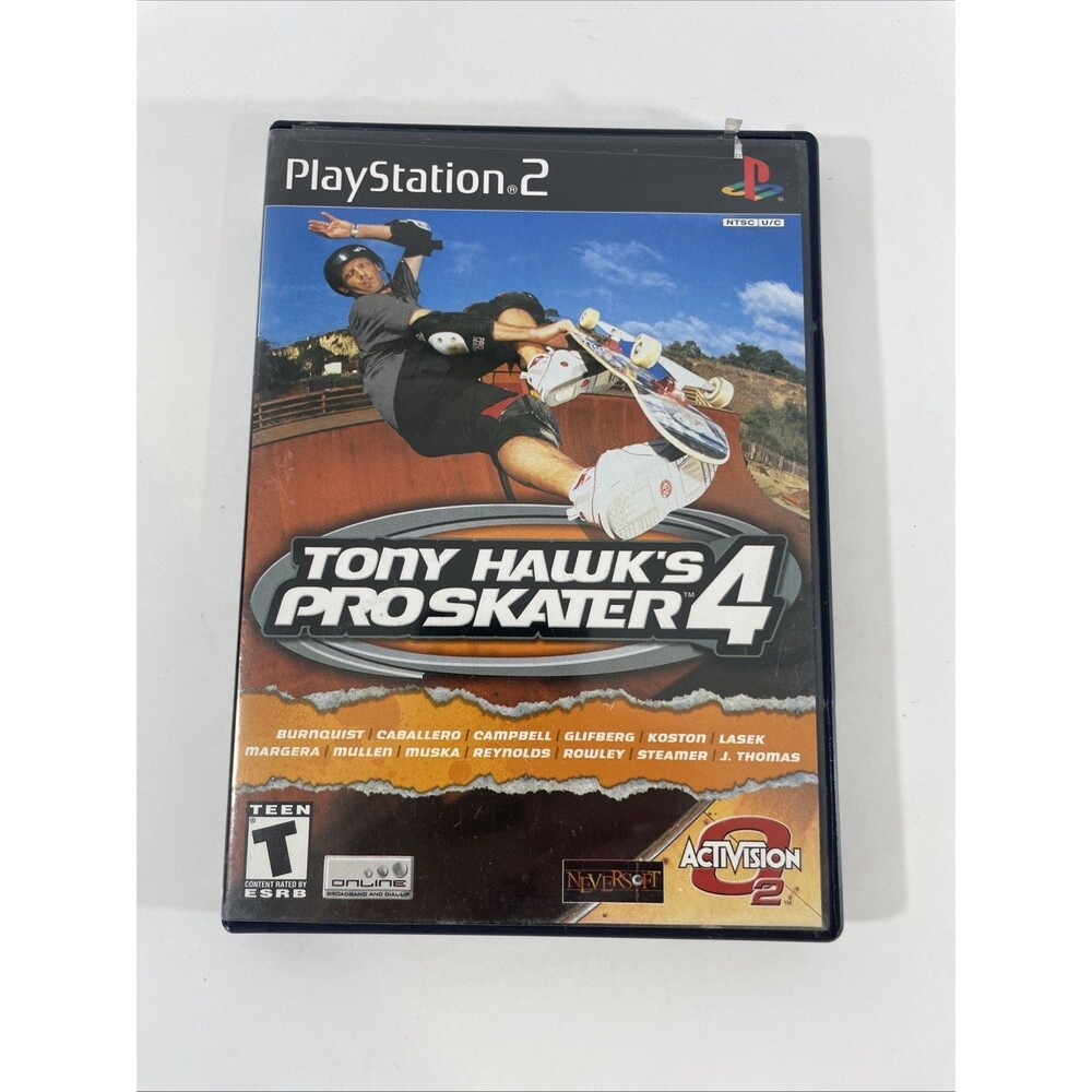 Tony Hawk's Pro Skater 4 (Sony PlayStation 2 PS2, 2002) Cib